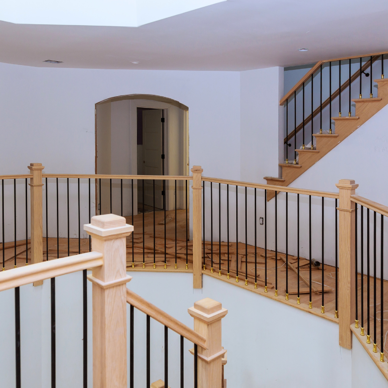 NEW STAIR RAILS